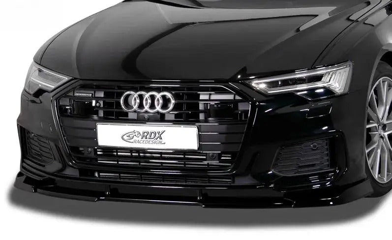 RDX Racedesign, etuspoileri Vario-X, sopii Audi A6 (4K) S-Line/S6 2018- (PU)