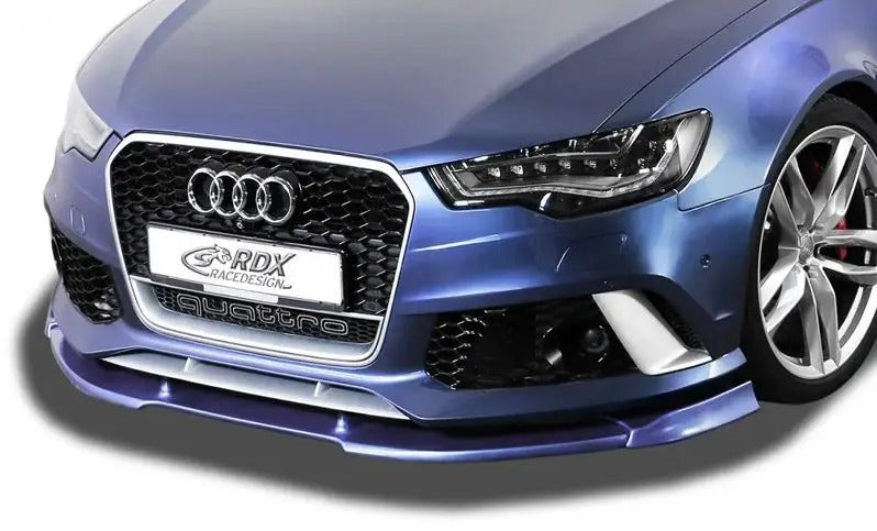 RDX Racedesign, etuspoileri Vario-X, sopii Audi RS6 4G/C7 2013- (PU)