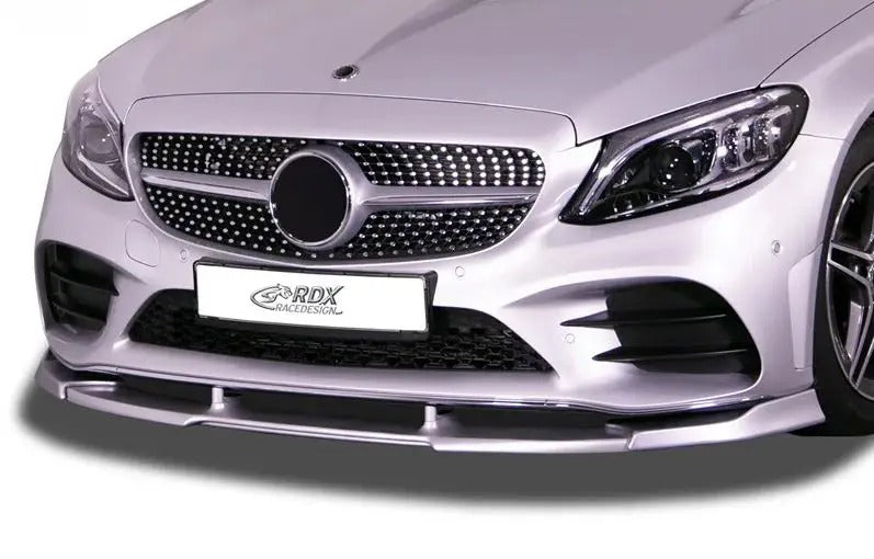 RDX Racedesign, etuspoileri Vario-X, sopii Mercedes C-Class W205 AMG-Line FL 2018- (PU)