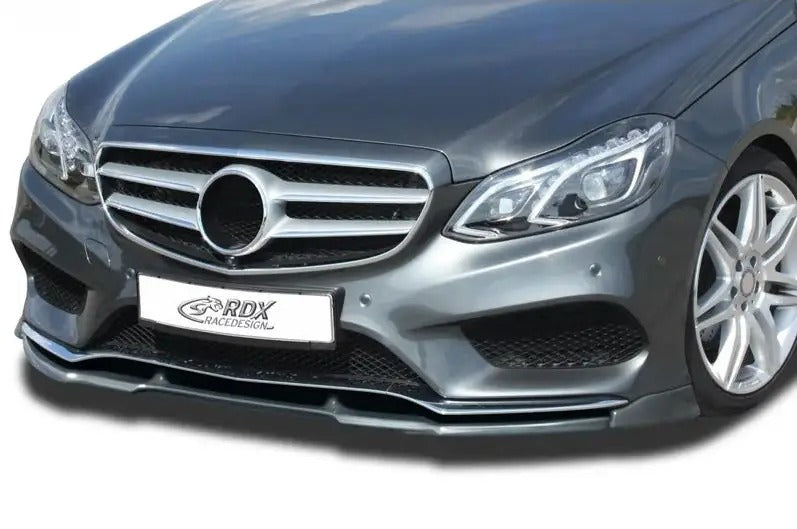 RDX Racedesign, etuspoileri Vario-X, sopii Mercedes E-Class W212 AMG-Styling 2013-2016 (PU)