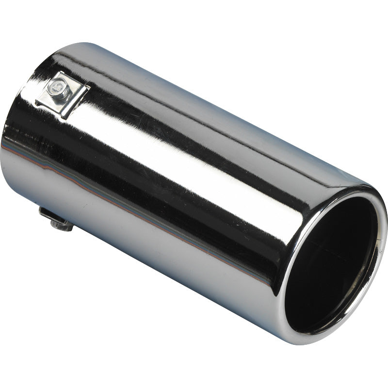 AutoStyle, pyöreä pakoputken pääte - kromi - Ø80 x L170mm - sopii 40-77mm asennukseen