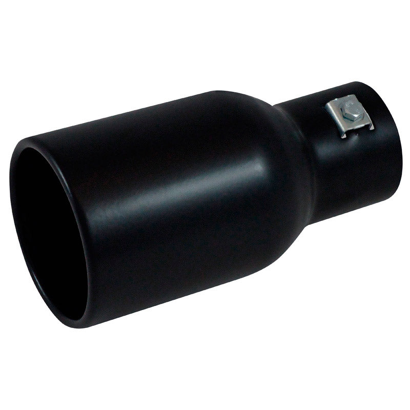AutoStyle, Pakoputken pää, Musta/Hiili, Pyöreä 94mm x 180mm, 44-57mm liitäntä