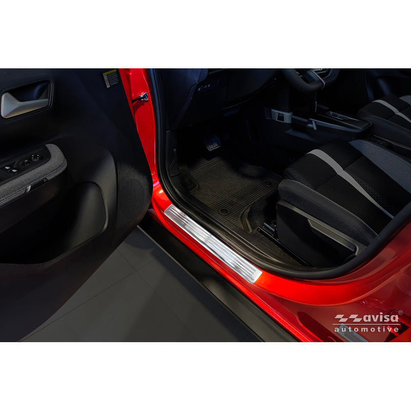 Avisa, Instegsskydd, rostfritt stål, passar till Opel Frontera (EV) (2024-), 'Lines', 4 st.