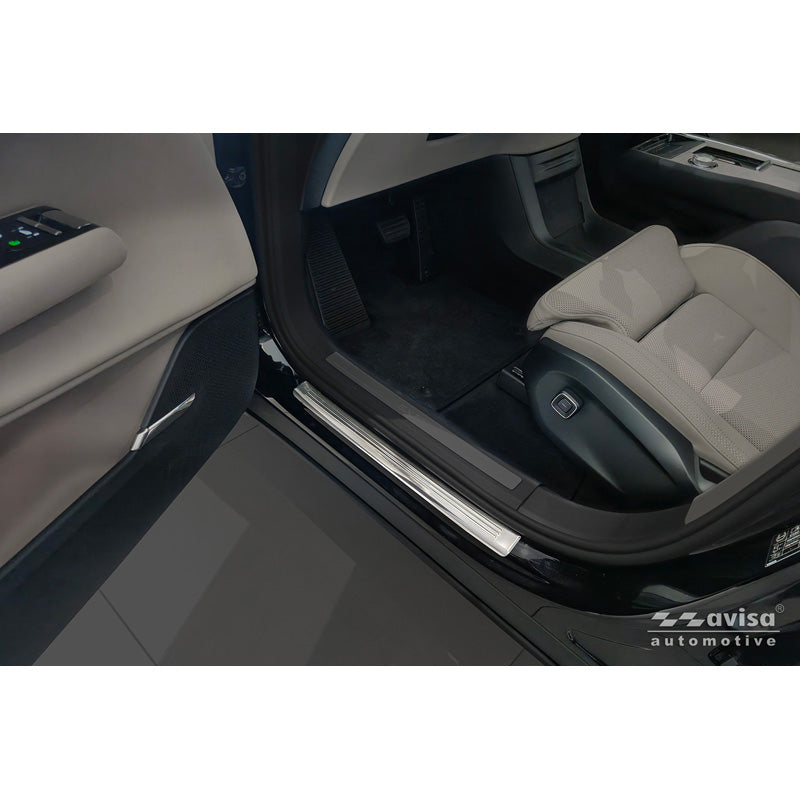 Avisa, ovikynnys, ruostumaton teräs, 'Lines', 4 kpl, sopii Volvo EX90 (2024-)