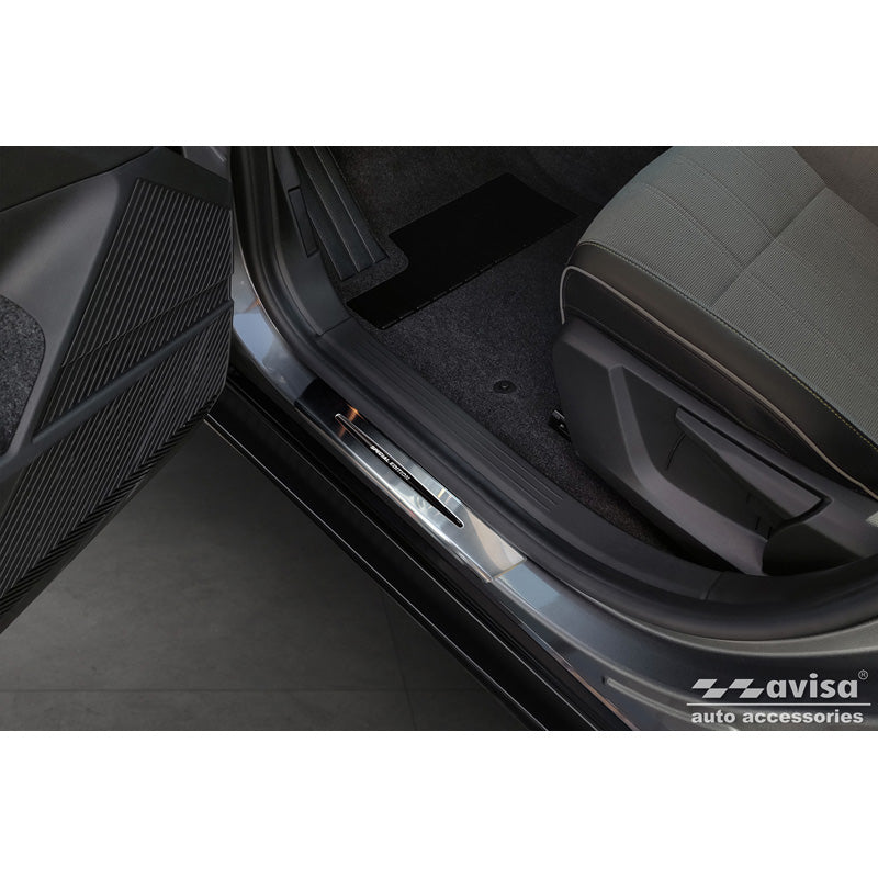 Avisa, kynnyssuojat, ruostumaton teräs, sopii Renault Megane E-Tech 2022- - 'Special Edition' - 4 osaa