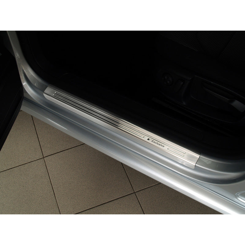 Avisa, kynnyssuojat, ruostumaton teräs, sopii Volkswagen Passat 3C Sedan/Variant 2005-2014 - 'Exclusive' - 4 osaa
