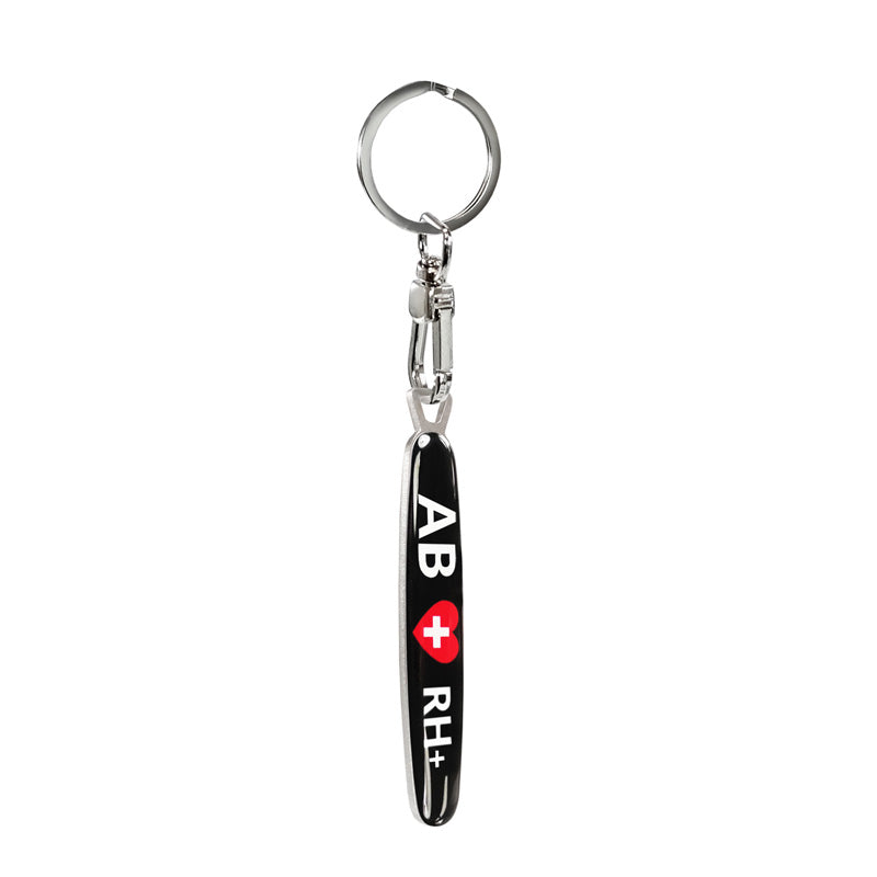 Avisa, Avainketju, Ruostumaton teräs 'Veriryhmä' AB RH+