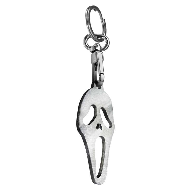 Avisa, avainnauha - 'Ghost' - ruostumaton teräs - 7x9,6cm - hopea