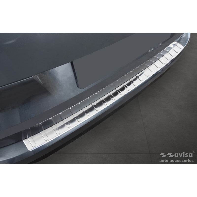 Avisa, takapuskurin suojus, ruostumatonta terästä, sopii Citroën C4 Picasso 2013- & C4 Spacetourer 2018- 'Ribs'