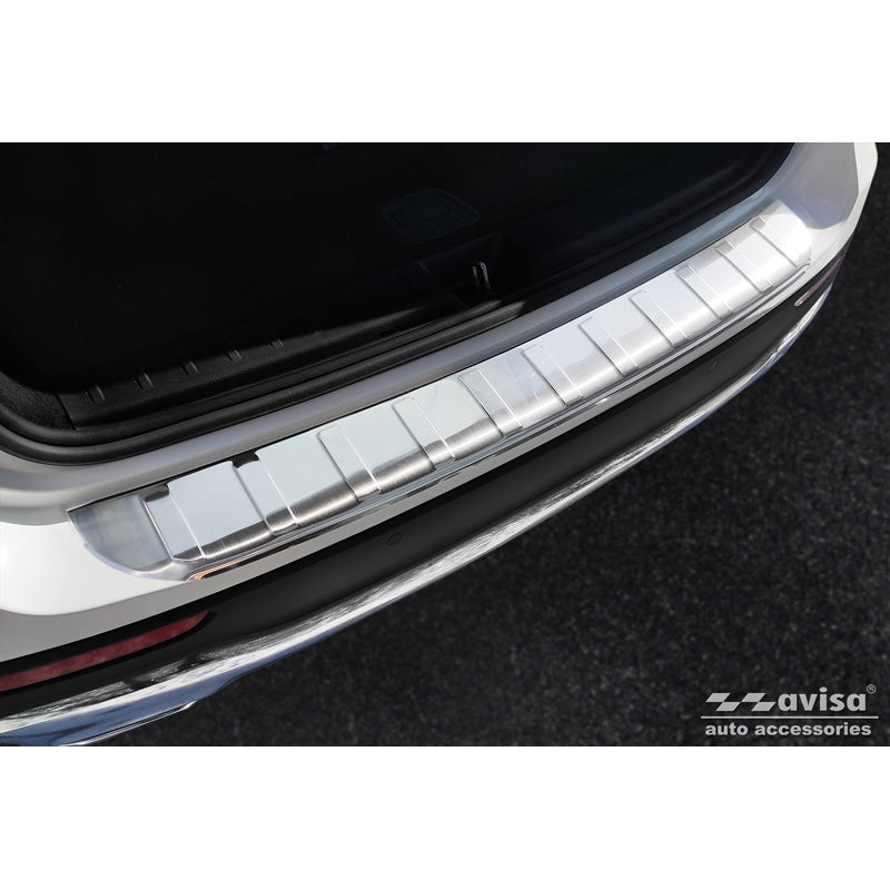 Avisa, takapuskurin suoja, ruostumatonta terästä, sopii Mercedes GLB (X247) incl. AMG 2019- 'Ribs'