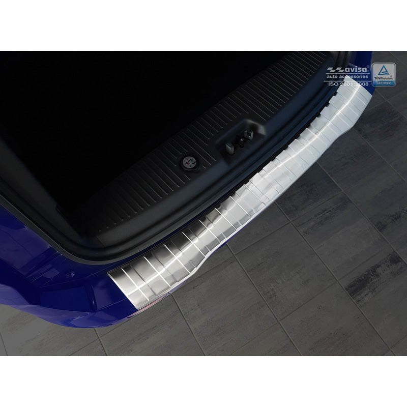 Avisa, takapuskurin suoja, ruostumatonta terästä, sopii Ford Tourneo Courier/Transit Courier 2014- 'Ribs'