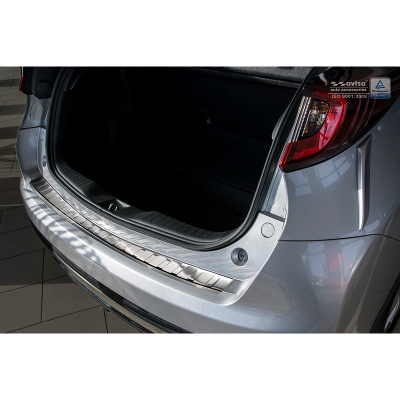 Avisa, takapuskurin suoja, ruostumatonta terästä, sopii Honda Civic IX 5-ovinen Facelift 2015- 'Ribs'
