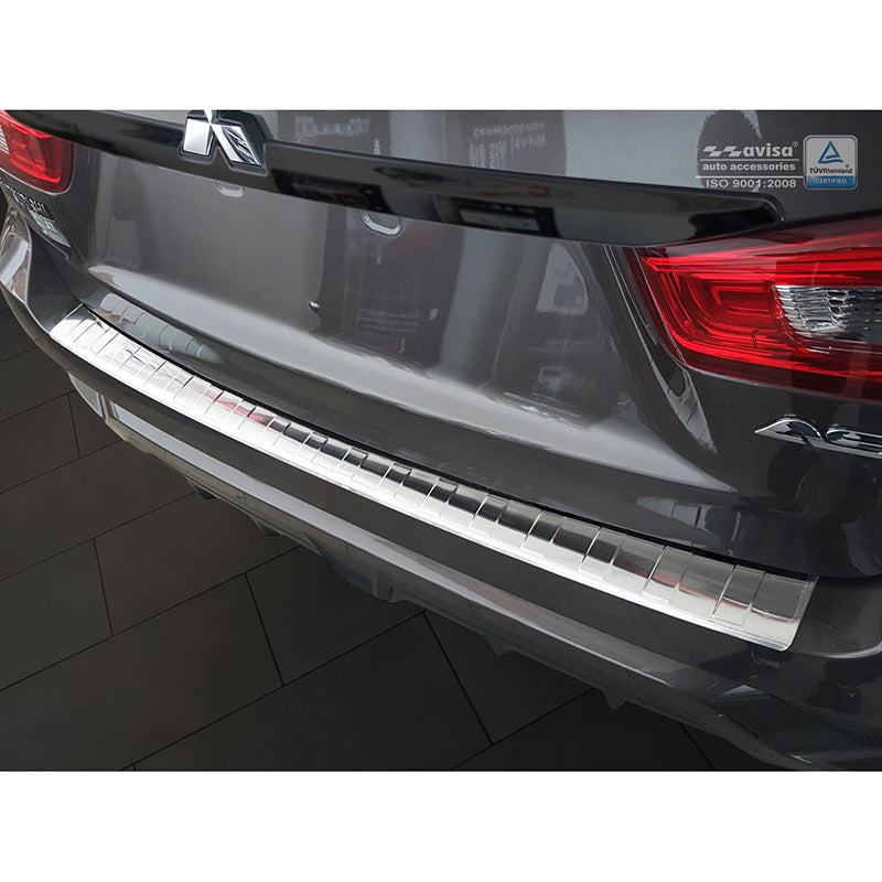 Avisa, takapuskurin suoja, ruostumaton teräs, sopii Mitsubishi ASX 2017-2019 'Ribs'