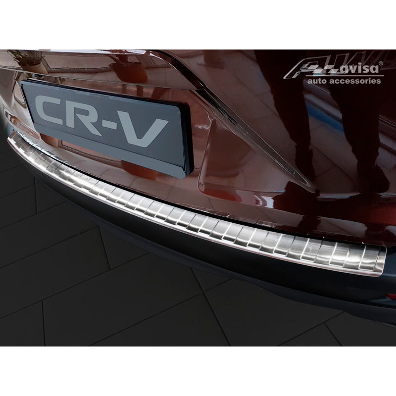 Avisa, Bakre stötfångarskydd, Rostfritt stål, passar Honda CR-V (CW) 2018-2023 'Revben'