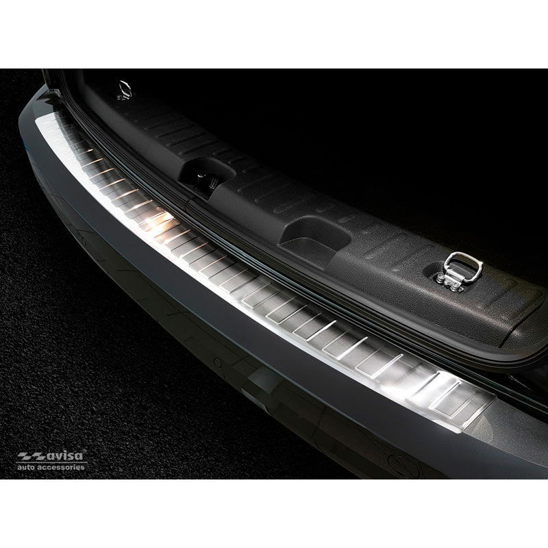 Avisa, takapuskurin suoja, ruostumatonta terästä, sopii Volkswagen Caddy 2004-2015 & 2015-2020 'Ribs'