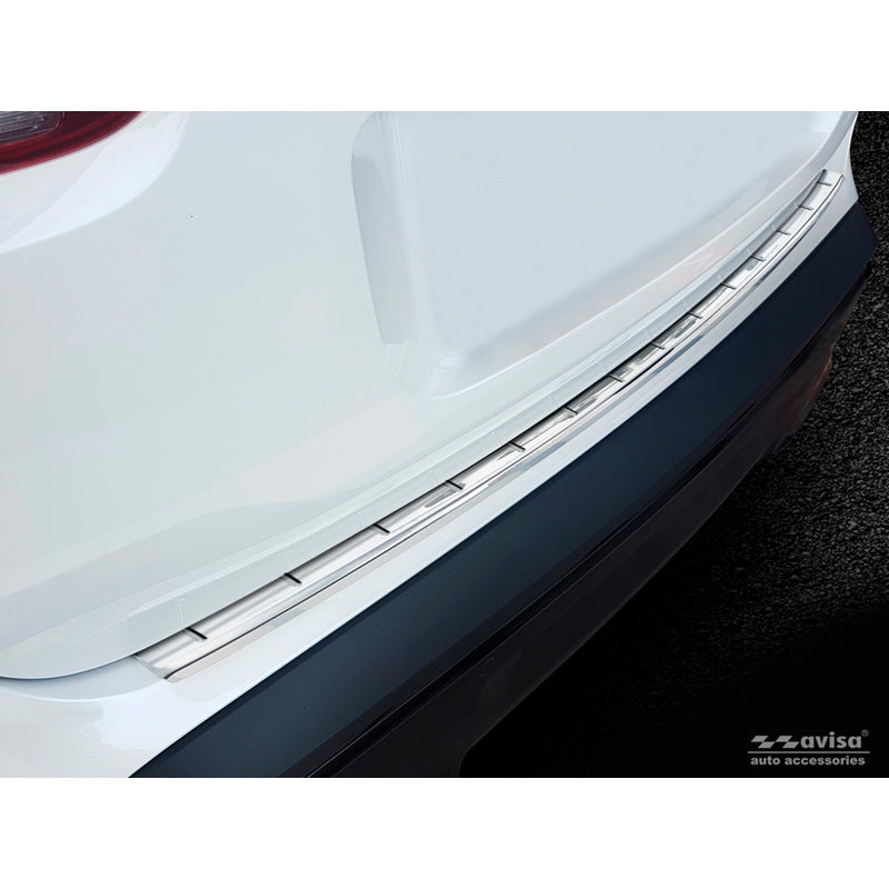 Avisa, takapuskurin suoja, ruostumatonta terästä, sopii Citroën C5 Aircross 2018- Sis. Facelift 'Ribs'