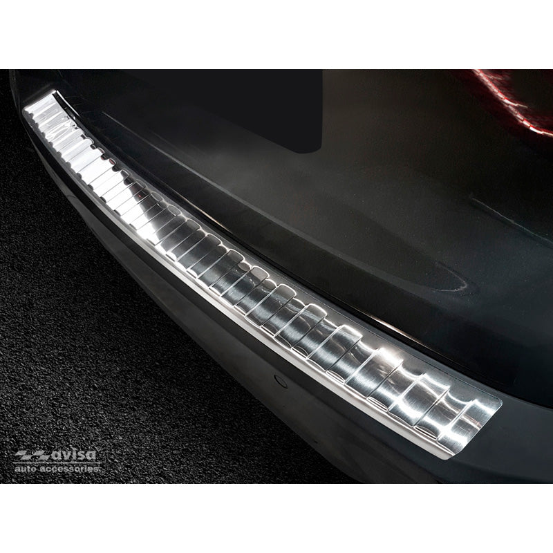 Avisa, takapuskurin suoja, ruostumatonta terästä, sopii BMW 3-Series G21 Touring M-Package 2018-2022 ei sisällä Sportline 'Ribs'