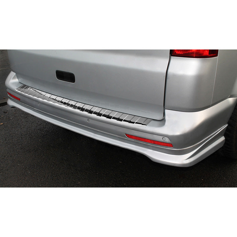 Avisa, takapuskurin suoja, ruostumatonta terästä, sopii VW Transporter T5 2003-2015 (kaikki) & T6 2015- / FL 2019- (takaovilla) 'Ribs'