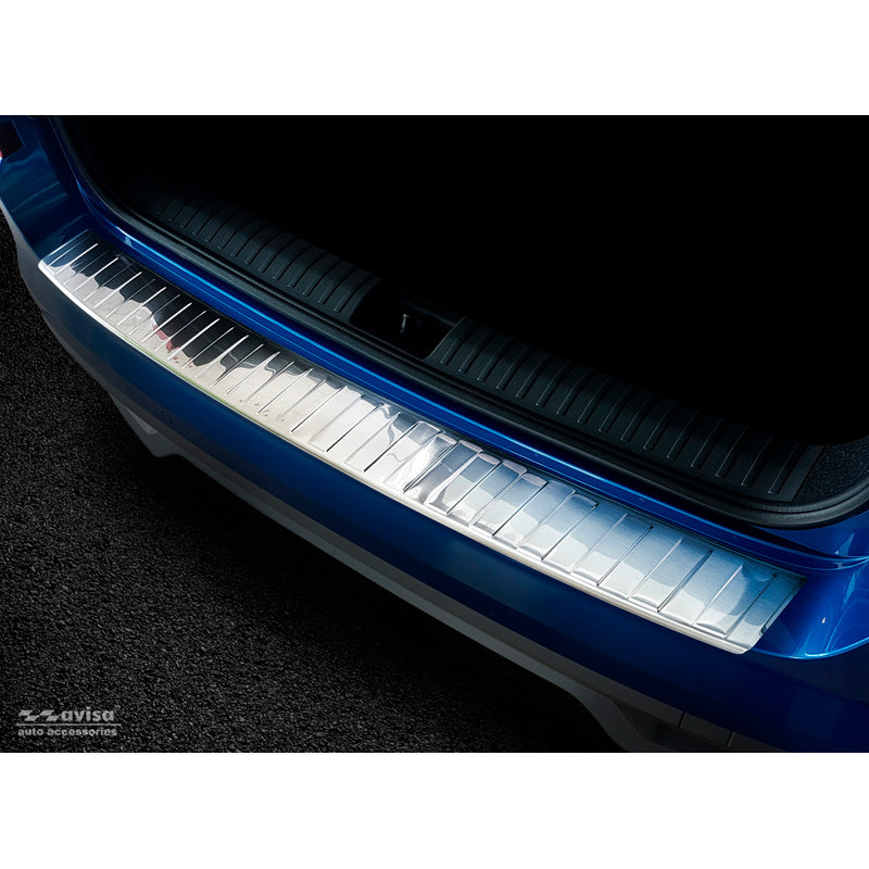 Avisa, takapuskurin suoja, ruostumatonta terästä, sopii Skoda Kamiq 2019- 'Ribs'