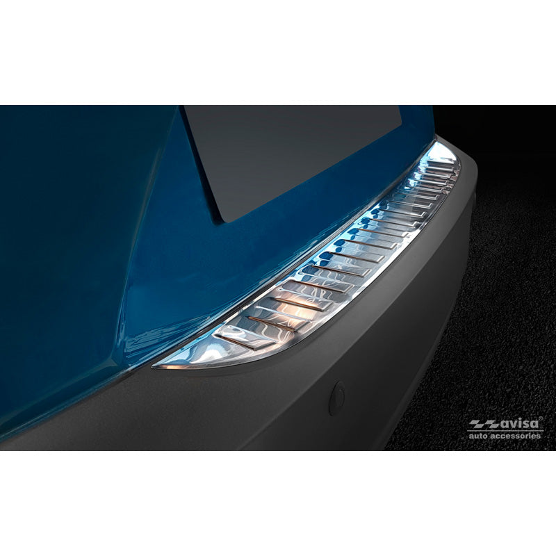 Avisa, takapuskurin suoja, ruostumaton teräs, sopii Mazda CX-3 2015-2022 'Ribs'