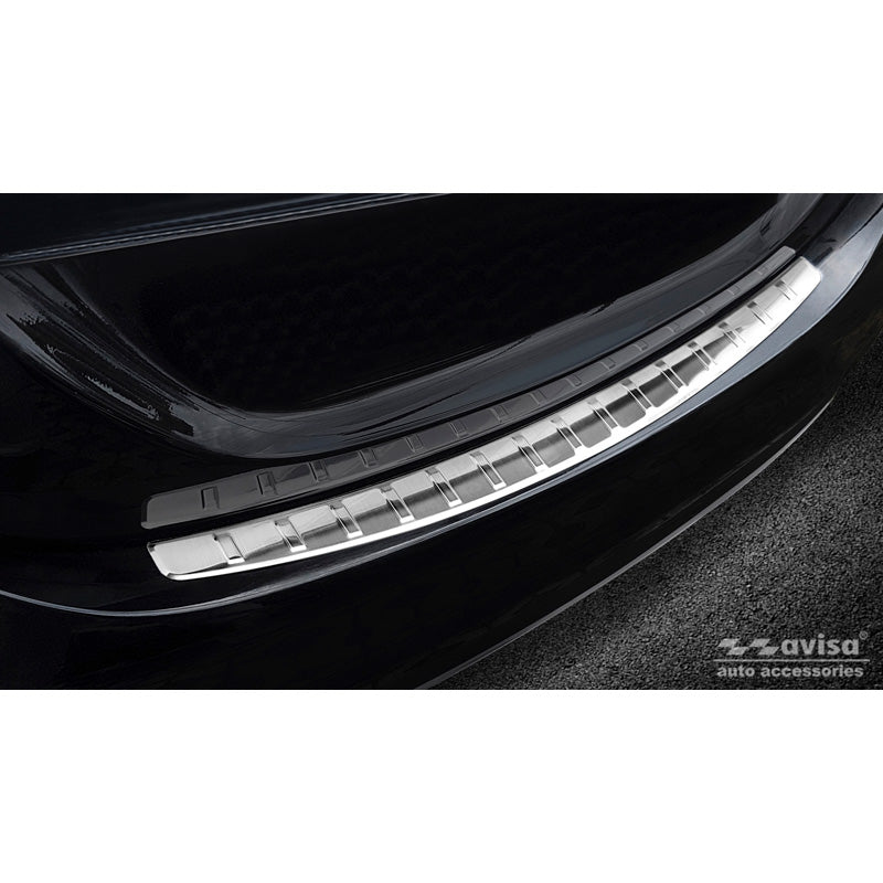 Avisa, takapuskurin suoja, ruostumaton teräs, sopii Mercedes C-Class W205 Sedan 2014-2019 & 2019-2021 'Ribs'