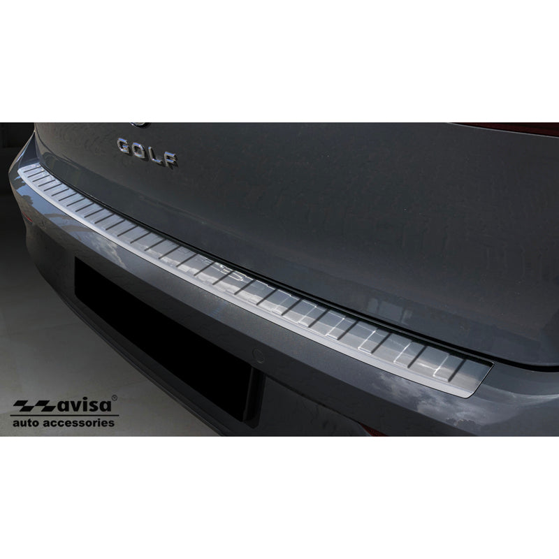 Avisa, takapuskurin suoja, ruostumaton teräs, sopii Volkswagen Golf VIII HB 5-ovinen 2020-2024 & FL 2024- 'Ribs'