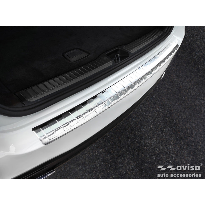 Avisa, takapuskurin suoja, ruostumaton teräs, sopii Mercedes GLS II (X167) 2019-2023 & FL 2023- 'Ribs'