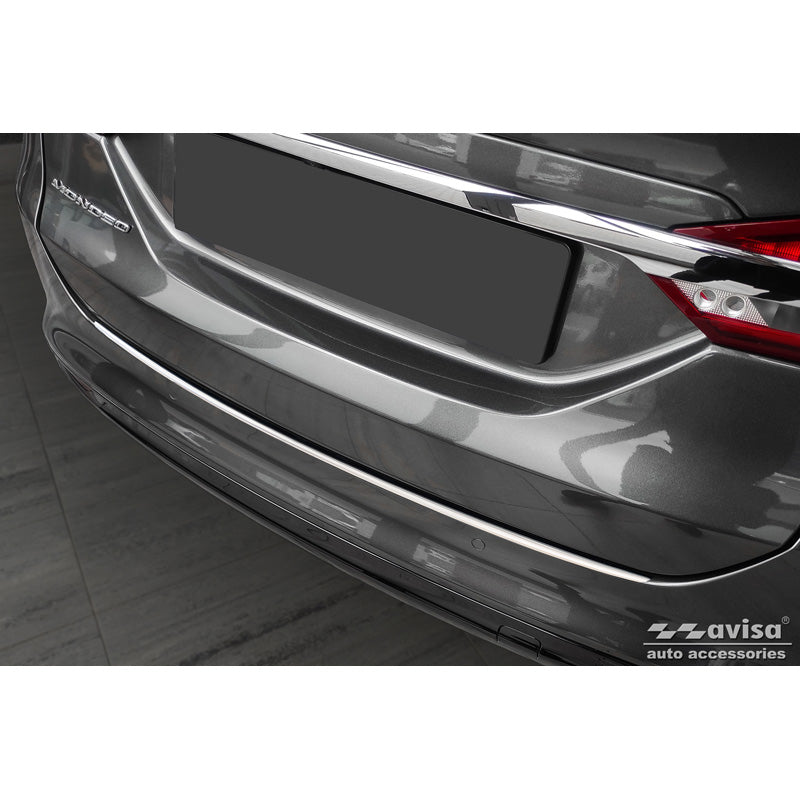 Avisa, takapuskurin suoja, ruostumatonta terästä, sopii Ford Mondeo V Hatchback/Sedan 2014-2019 & Facelift 2019- 'Ribs'