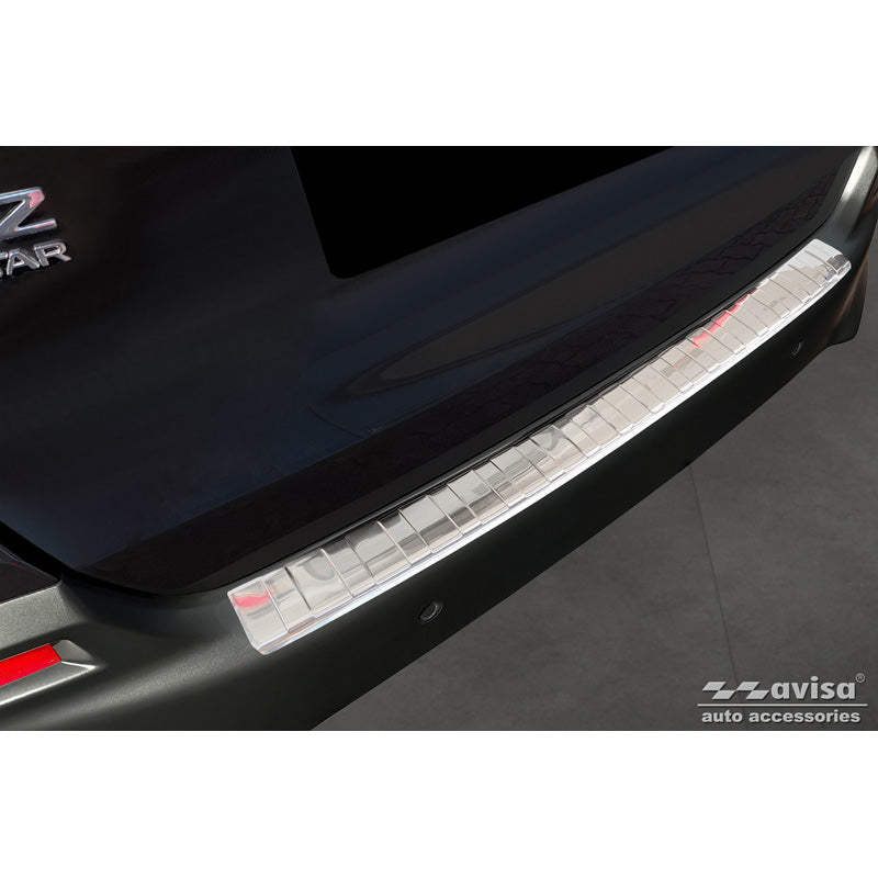 Avisa, takapuskurin suoja, ruostumaton teräs, sopii Honda Jazz Crosstar Hybrid 2020- 'Ribs'
