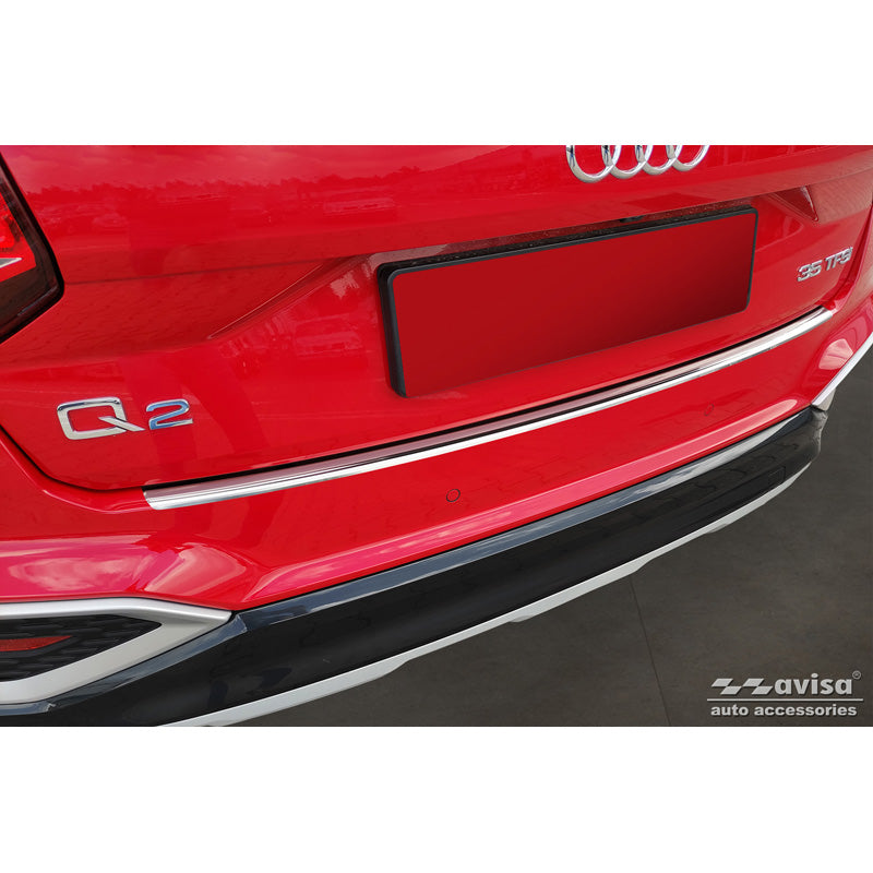 Avisa, takapuskurin suoja, ruostumatonta terästä, sopii Audi Q2 Facelift 2020-