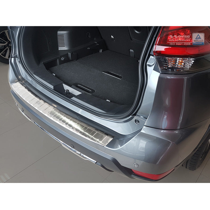 Avisa, takapuskurin suoja, ruostumatonta terästä, sopii Nissan X-Trail III (T32) Facelift 2017-2021 'Ribs'