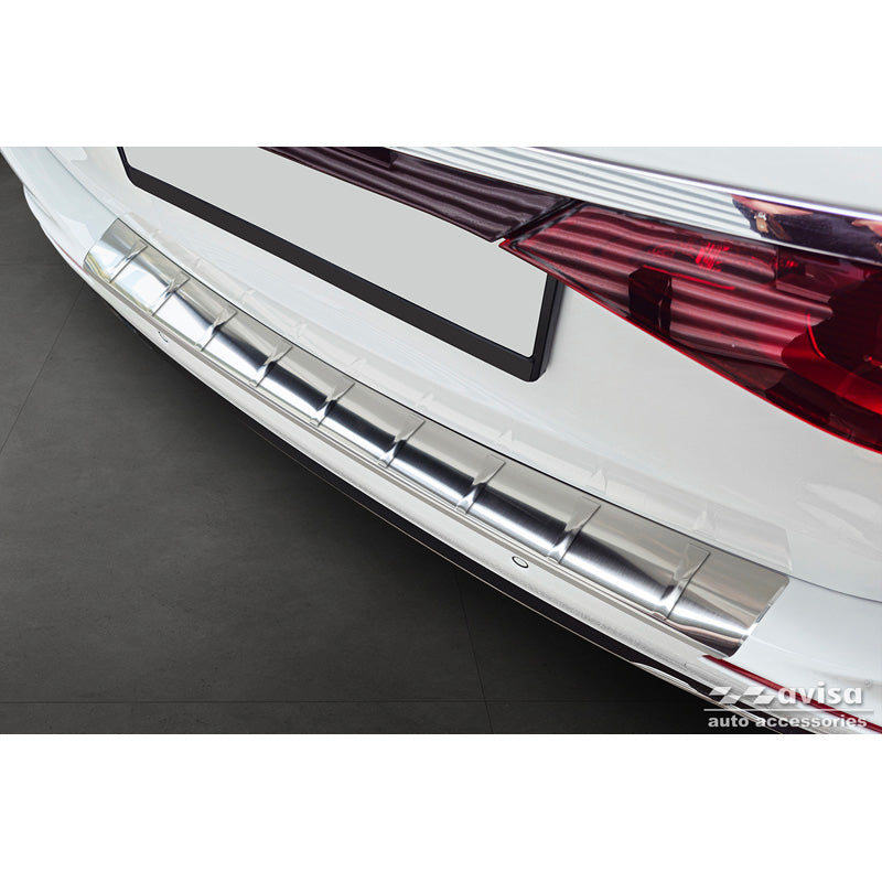 Avisa, Bakre stötfångarskydd, rostfritt stål, passar till Mercedes E-Class (S214) Estate 2023-, 'Ribs'