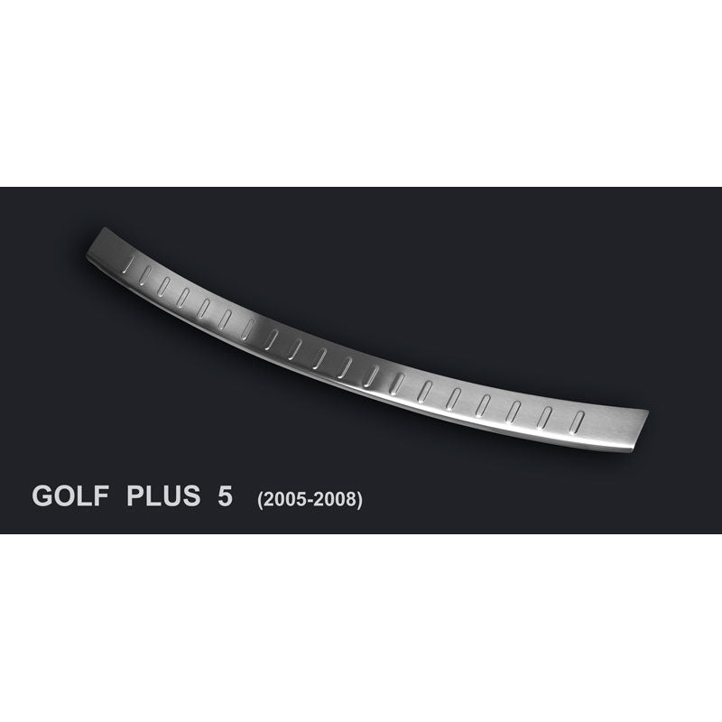 Avisa, takapuskurin suoja, ruostumatonta terästä, sopii Volkswagen Golf V Plus 2005-2008 'Ribs'