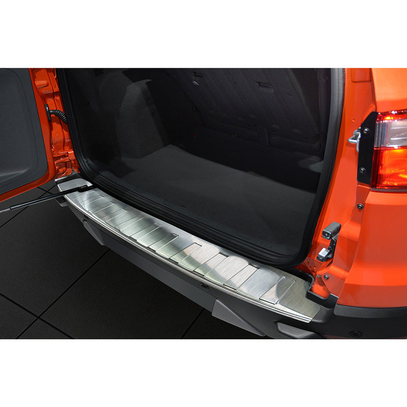 Avisa, takapuskurin suoja, ruostumatonta terästä, sopii Ford Ecosport II 2012- 'Ribs'