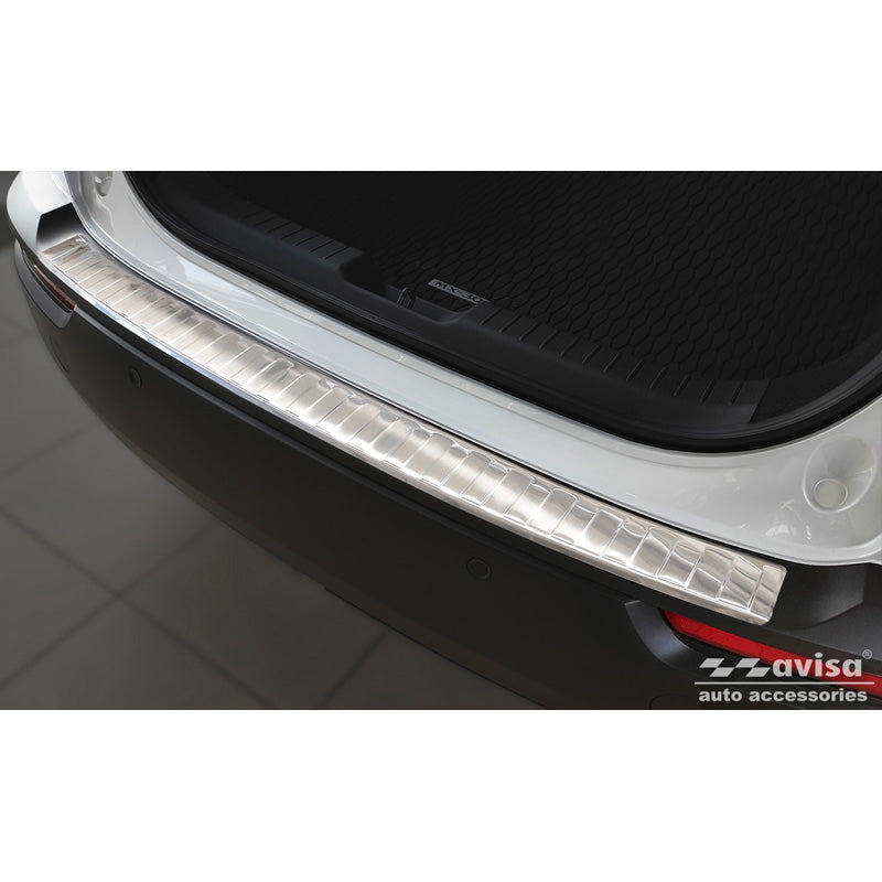 Avisa, takapuskurin suoja, ruostumaton teräs, sopii Mazda MX-30 2020- 'Ribs'