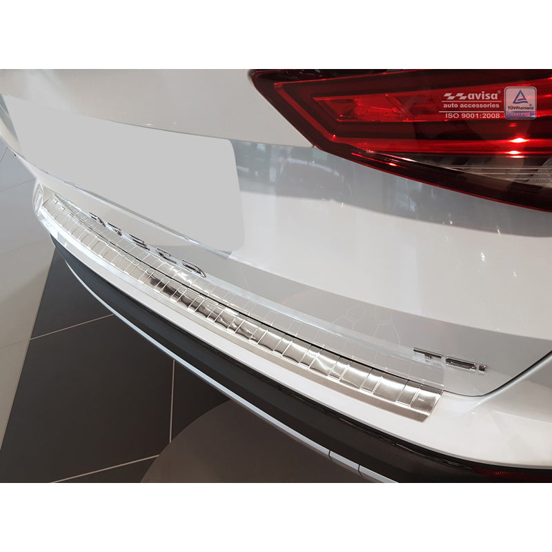 Avisa, takapuskurin suoja, ruostumatonta terästä, sopii Seat Ateca 2016-2020 & FL 2020- 'Ribs'
