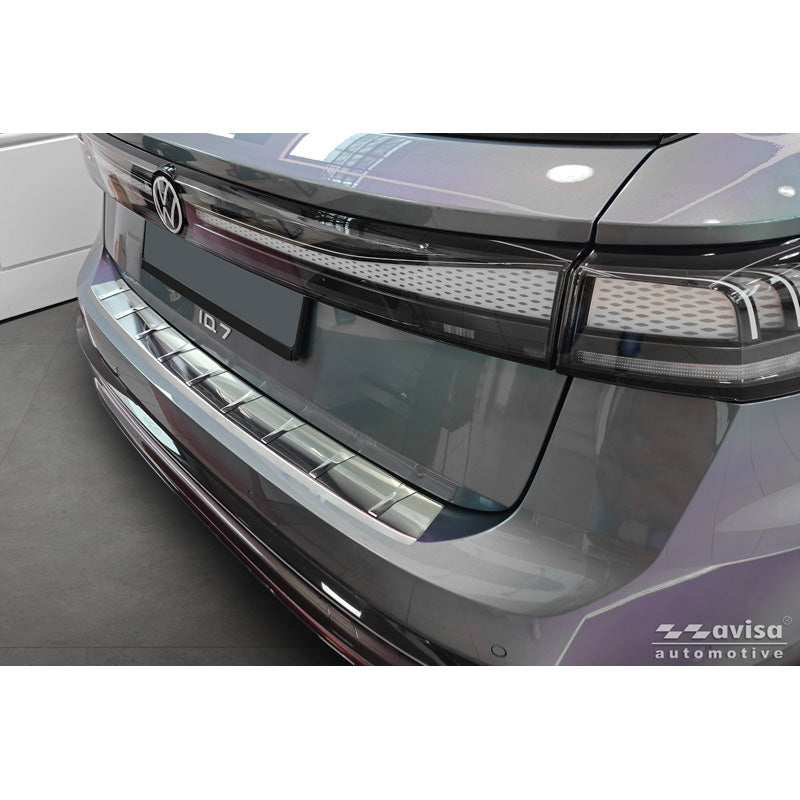 Avisa, Takapuskurin suoja, Ruostumaton teräs, Sopii Volkswagen ID.7 Tourer 2024-, "Ribs"