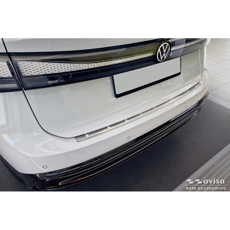 Avisa, takapuskurin suoja, ruostumatonta terästä, sopii Volkswagen ID.7 2023- 'Ribs'