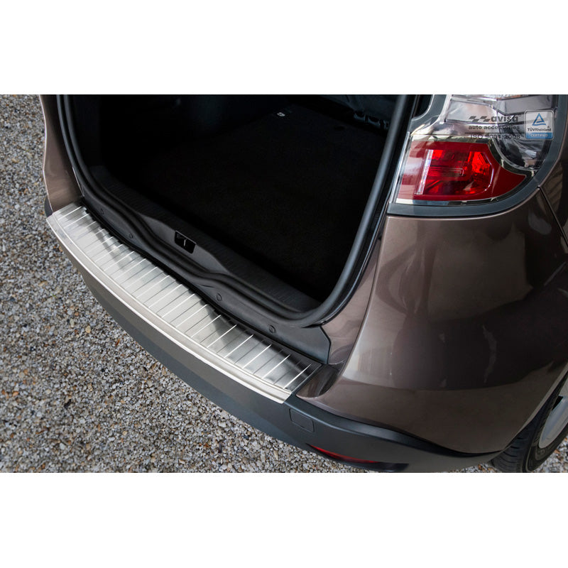Avisa, takapuskurin suoja, ruostumaton teräs, sopii Renault Scenic III 2009-2015 'Ribs'