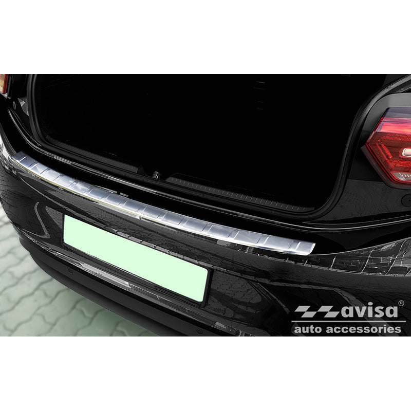 Avisa, takapuskurin suoja, ruostumaton teräs, sopii Volkswagen ID.3 2020-2023 & FL 2023- 'Ribs'