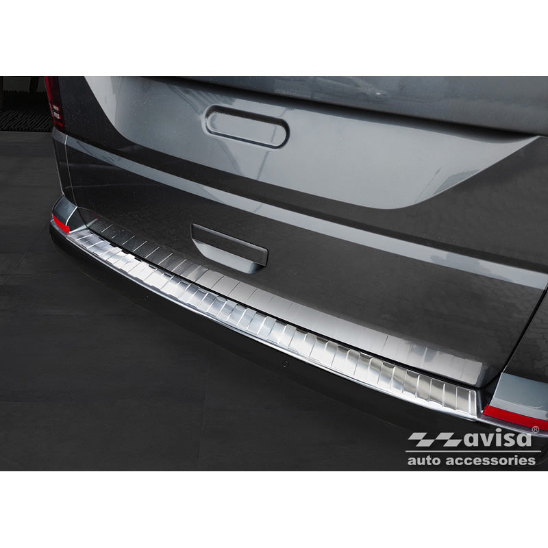 Avisa, takapuskurin suoja, ruostumaton teräs, sopii Volkswagen Caravelle T6 2015- & FL 2019- (with rear hatch) 'Ribs'
