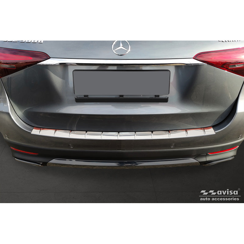 Avisa, takapuskurin suoja, ruostumaton teräs, sopii Mercedes GLE II (W167) Facelift excl. AMG 2023- 'Ribs'
