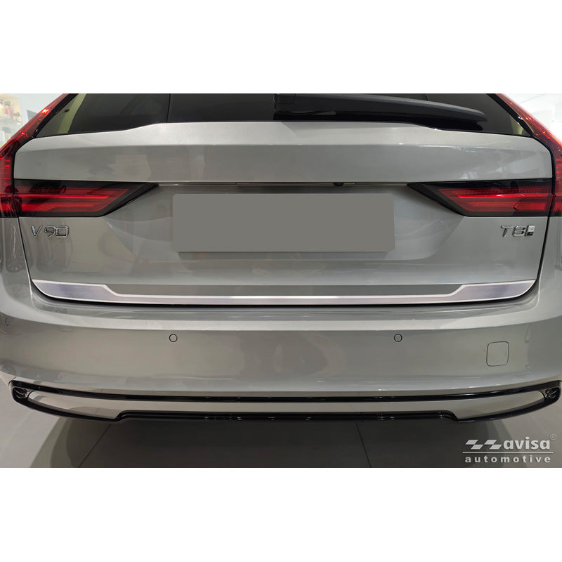 Avisa, takaluukun trim cover, harjattu ruostumaton teräs, sopii Volvo V90 II:een (2016-)