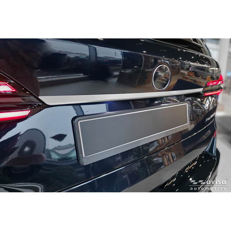 Avisa, takaluukun suoja, harjattu ruostumaton teräs, sopii BMW X5 IV (G05) M-Sport (2018-2023) & Facelift (2023-)
