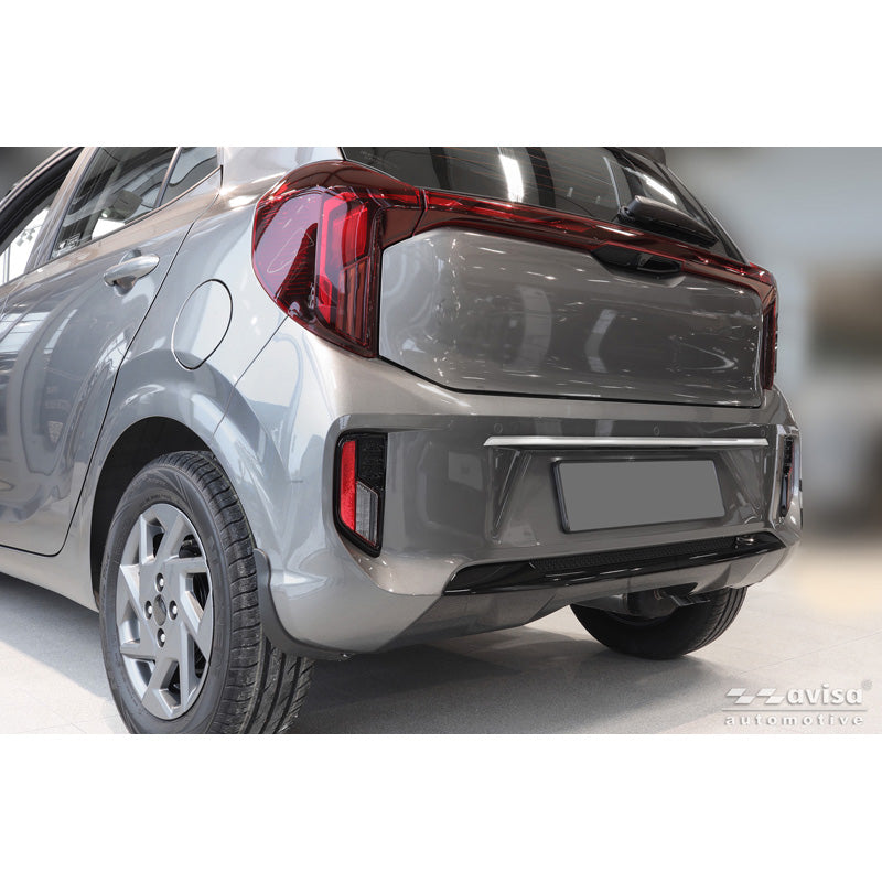 Avisa, takaluukun lista, tummakäsitelty ruostumaton teräs, sopii Kia Picanto III (JA) Facelift (2024-)