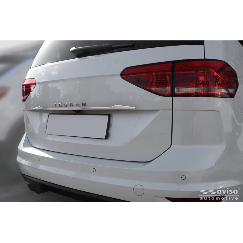 Avisa, takaluukun suoja, harjattu ruostumaton teräs, sopii Volkswagen Touran (5T1) R-Line (2015-)