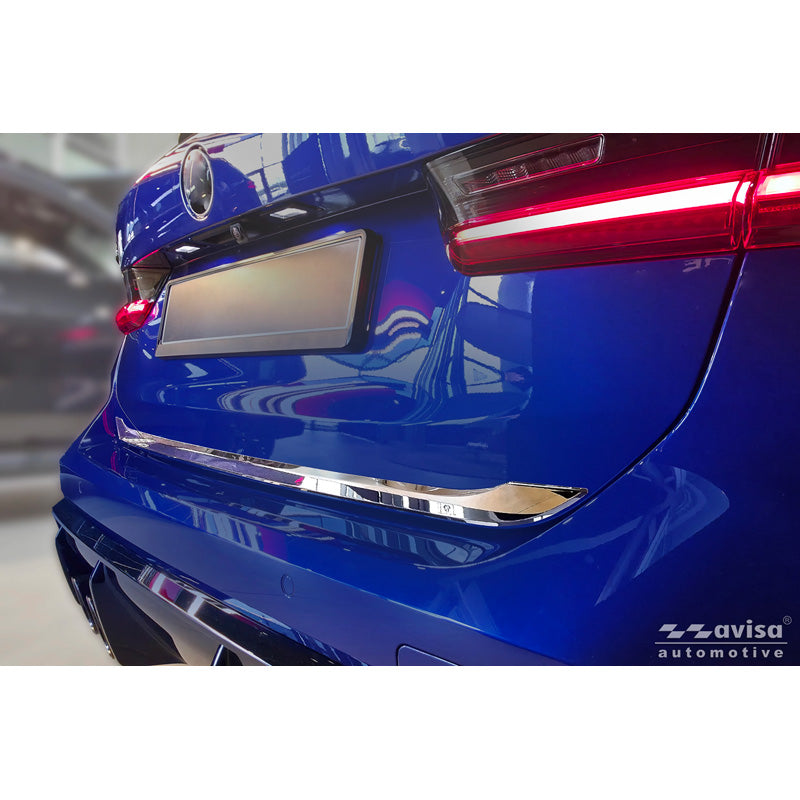 Avisa, kromattu takaluukun verhoilu, ruostumatonta terästä, sopii BMW 3-Sarja Touringiin (G21) M-Sport Facelift (2022-)