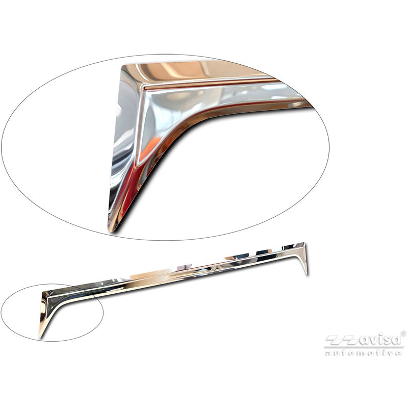 Avisa, Bagklap Trim Cover, Krom Rustfrit stål, passer til Toyota C-HR+ (2025-)