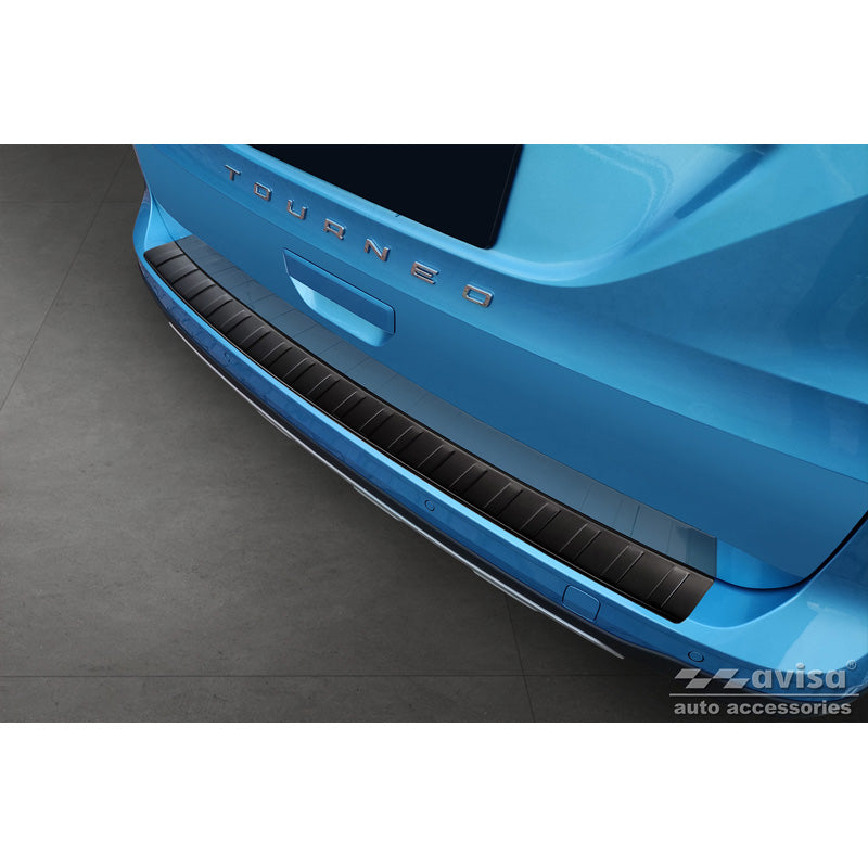 Avisa, takapuskurin suoja, mattamusta, ruostumaton teräs, sopii Ford Tourneo Connect III 2022- 'Ribs'