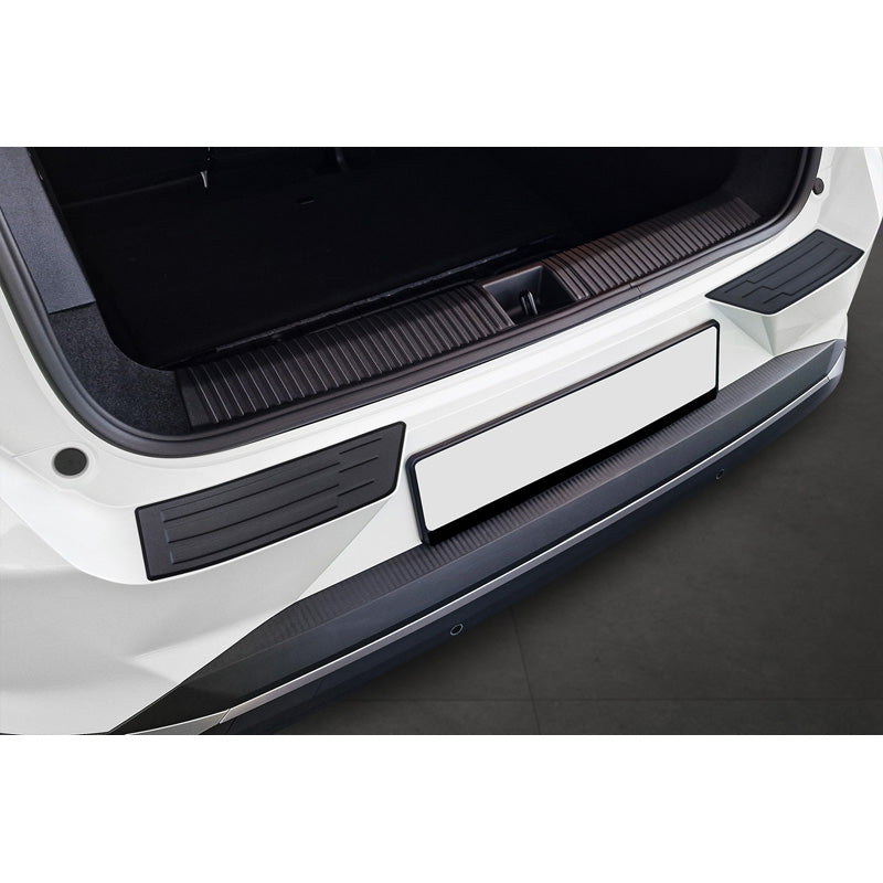 Avisa, takapuskurin suoja, mattamusta ruostumaton teräs, sopii Renault Scenic E-Tech 2024, 'Ribs'